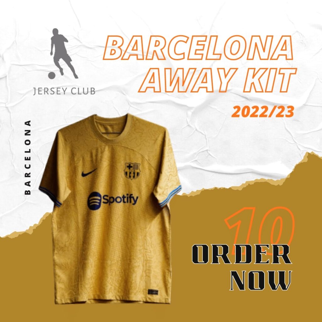 Barcelona Away Kit 22/23 - Jersey Club BD