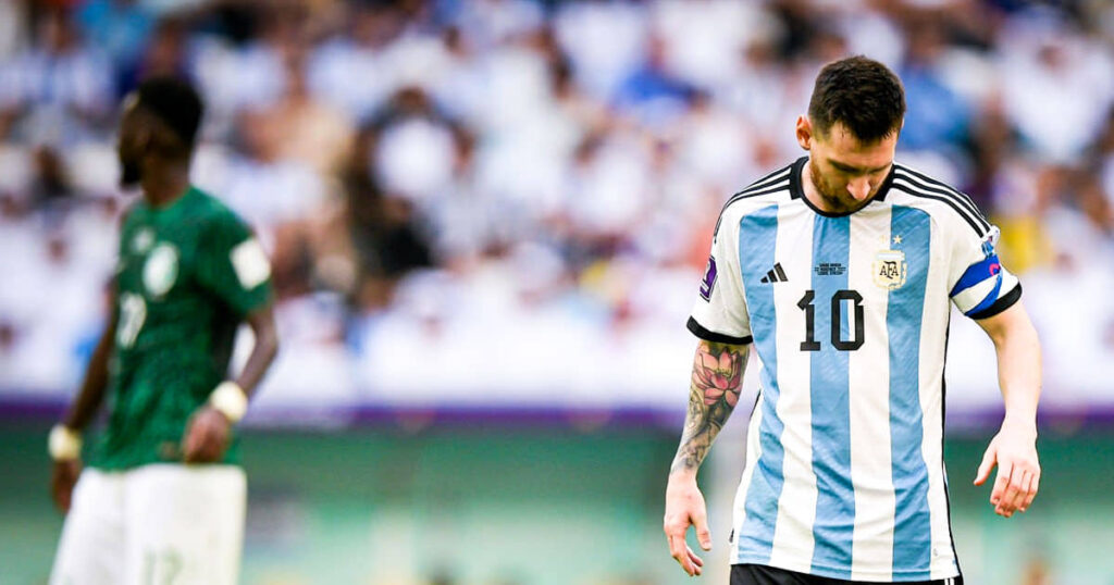 Argentina's defeat to KSA by 2-1 goal is a historical shame in world cup football history