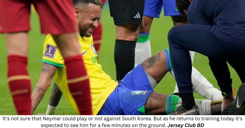 Neymar injury update ahead the clash between Brazil and South Korea