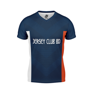 Custom Football Jersey, Blue Design