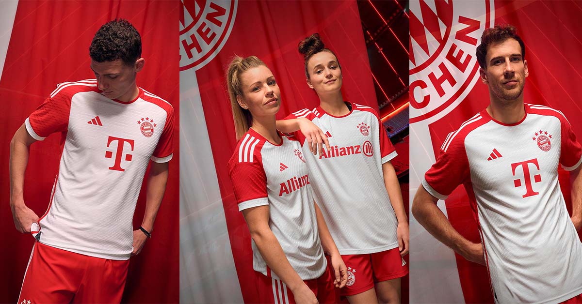 The Bayern Munich home jersey for the 2023/24 season