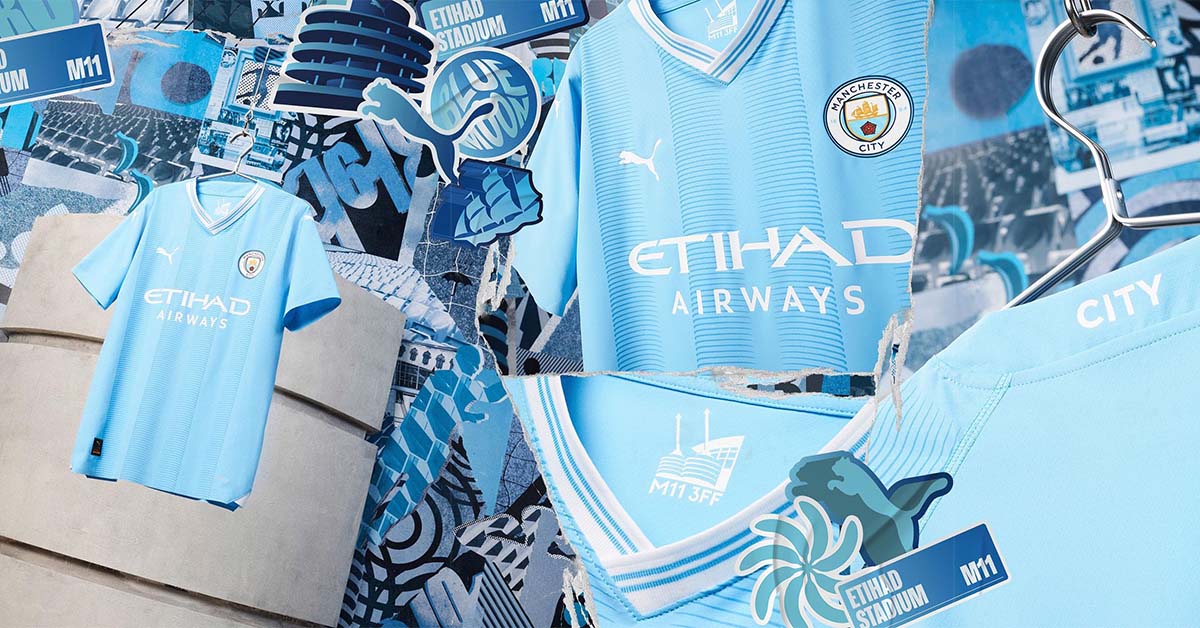 Manchester City and PUMA Unveil 2023/24 Home Jersey