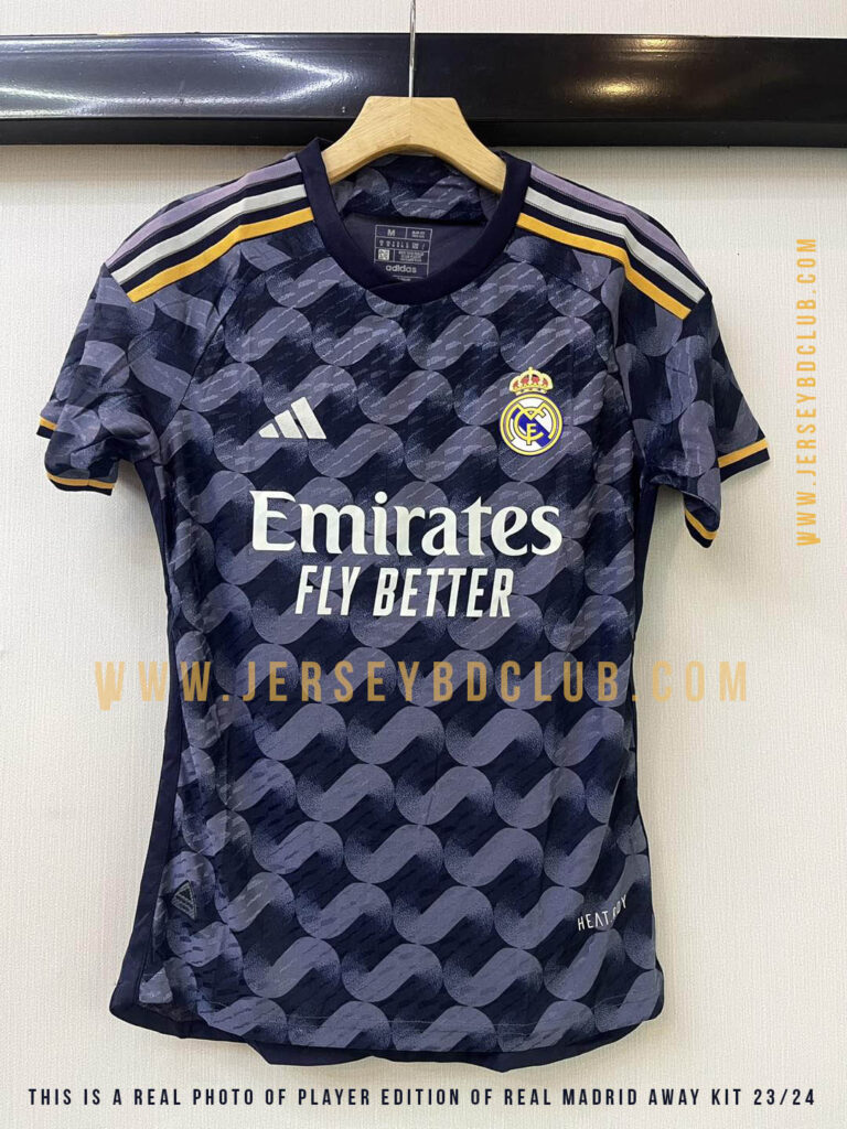 Real Madrid Away Kit 23/24 Real Madrid Jersey 2023 Jersey Club BD
