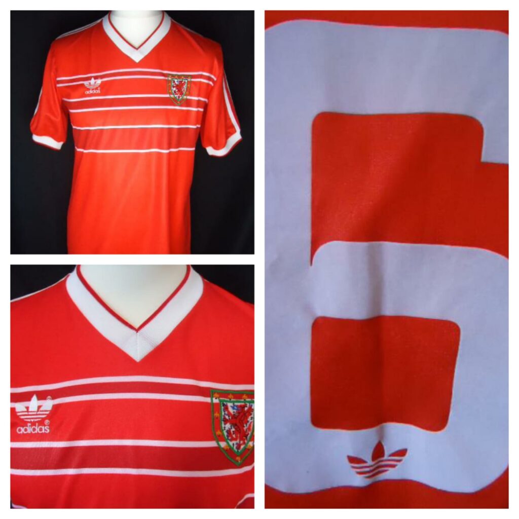 Wales Retro Football Home Shirt 1984