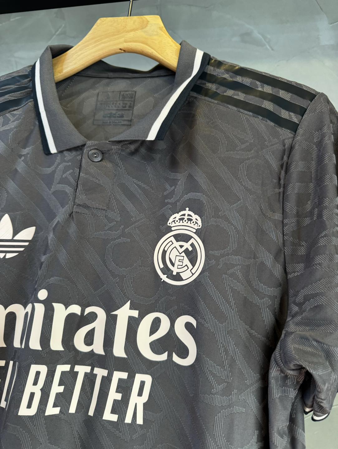 Real Madrid Third Kit 24/25 Real Madrid Grey Jersey 2024 Jersey Club BD